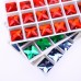 DONGZHOU 4068 8mm  crystal sew on rhinestone square shape
